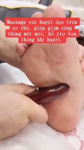 Én Gỗ Vân Đá Mát Xa Toàn Thân Day Ấn Huyệt Cơ Thể