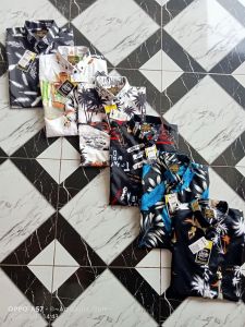 Paket HEMAT Kemeja motif /  Kemeja surfing / kemeja pantai 85 ribu dpt 3 pcs Lengan pendek