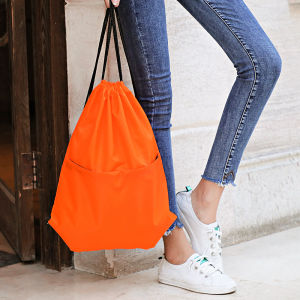 Túi Du Lịch Có Thể Gập Lại Ba Lô Dây Rút Túi Đeo Vai Tập Gym Thể Dục Ba Lô Thể Thao Ngoài Trời Ba Lô Chạy Bộ Nhiều Ngăn Hai Lớp