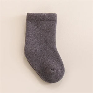 0-3Years Thick Newborn Baby Girl Boy Socks Terry Cotton Infant Toddler Solid Color Socks For Girls Boys Keep Warm In Home Winter