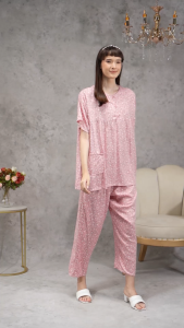 Oriana Sleepwear Piyama Puthi Collection | Baju Tidur Pajamas One Set Sizing