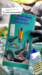 Pompa Air Minyak Oli Submersible Water Diesel Pump 12V YB028