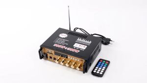 PENGIRIMAN CEPAT KYYSLB Audio Bluetooth Amplifier HiFi 300Wx2 Remote Control BT 198E / amplifier bluetooth power 600 w karaoke rumahan super bass lengkap / ampli karaoke lengkap murah bluetooth full bass rumah rumahan