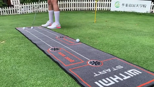 🇲🇾 READY STOCK 🇲🇾 Thick Golf Putting Mat Practice Carpet | Putting Training Rug