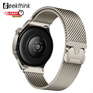 GEEKTHINK 18mm 22mm 20mm Universal Milanese Loop Metal Strap for Huawei Watch GT 5/4 Pro 46mm Steel Band for Galaxy Watch 7 6 5 4 40mm 44mm for Redmi Watch 5/3 Active Lite For Amazfit