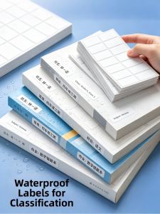 QIFUXING | Writable Name Stickers for Students Self-Adhesive Labeling