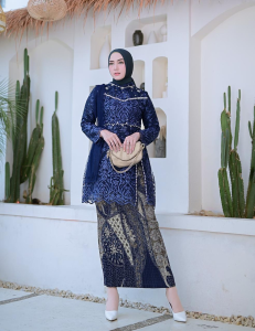 KEBAYA TUNIK PAYET BAHAN TILLE MODEL INARA TERBARU