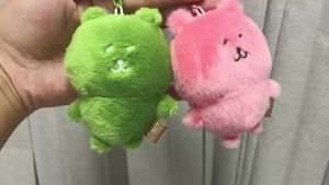 9CM HOT New Cute Joke Bear Small Pendant Plush Toy Doll Cartoon Bag Keychain Doll Doll Pendant Decoration Kids Birthday Gift