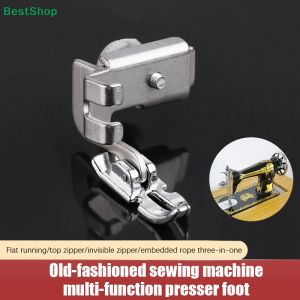 ★Sewing Machine Presser Foot Universal Sewing Machine Accessories Invisible Zipper Left And Right Unilateral Presser Foot