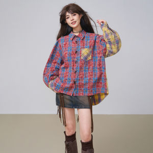 KEIKO | Bộ Đồ Thu 2 Mảnh Cotton Họa Tiết Caro Áo Dài Tay