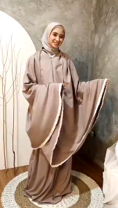 Deandra - 2025 SERIES!! Mukena Dewasa MARCELLIA 2In1 Resleting Katun Poly Micro premium