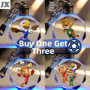 CHUNCAN | Glowing World Cup Trophy Keychain For School Bags