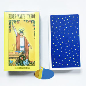 Hot Sell Rider Waite Tarot Card Divination Personal Use Tarot Deck Full English Spanish Version Oracles Deck for Girl Board Game