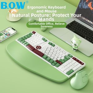 B.O.W | Ergonomic Silent Keyboard and Mouse Set