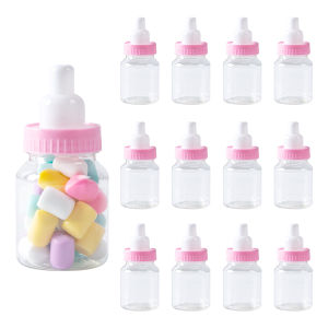 Bình Sữa Màu Hồng Xanh Làm Quà Tặng 12/24 Chiếc Chai Kẹo Mini Cho Tiệc Chào Đón Em Bé Tiệc Tiết Lộ Giới Tính Trang Trí Tiệc Bé Trai Bé Gái Đồ Dùng Tiệc Sơ Sinh