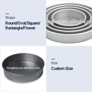 Round Aluminum Cake Mold Round Cake Brass Cake Mold Baking Cake Mold chiffon cake/Acuan Loyang Bulat