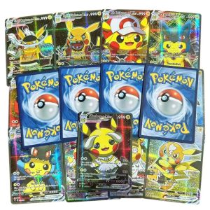 Takara Tomy | New 2026 55 Pcs Cartoon Cards Shining Vmax Vstar Big Size Collection Battle Trainer Card Children GX VMax Card Toys Gifts