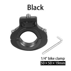Metal Bike Clip Bracket 1/4 Inch Screw Sports Camera Gimbal Mount For Insta360 X4 Ace Pro Gopro 13 Cycling Bicycle Holder Stand