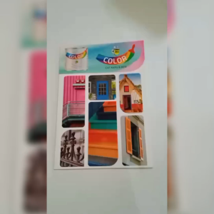 KATALOG CAT EMCO TIPE COLOR 0.8L COLOR CARD CAT EMCO KALENG PUTIH KARTU WARNA COLOUR buku