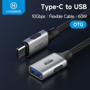 Hagibis | Hagibis USB C to USB Cable Type C Male to USB Female OTG Adapter Cable 10Gbps for iPhone 17/16/15 Pro iPad USB Flash Drive Mouse