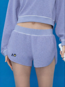 AO | Honeycomb Pattern Fake Two Pieces Tennis Skirt
