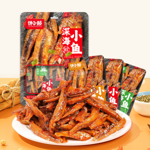 Spicy Deep Sea Snacks Mini Fish Dried Snacks Hunan Specialty Sauce Flavorful Leisure Time Special Mini Fish Dry Goods