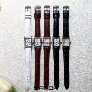 Sanda | SANDA 1116 Quartz Watch Women Elegant Design Watches Rectangle Dial Waterproof Steel Leather Business Ladies Wristwatches Gift