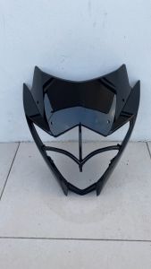 Win Batok Kepala Depan Satria Fu 150 2014 Fl Hitam Plus Visor