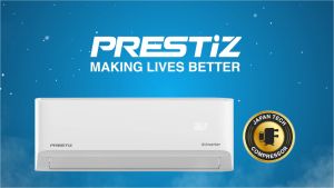 PRESTIZ CS-18IRC4G 2.0 HP Split Type Inverter Air Conditioner R32 Refrigerant Rotary Switch Energy Saving Charged Ion Filter Aircon