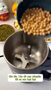 HÀNG CHÍNH HÃNG Máy Xay Hạt Khô Mini Đa Năng ALIZZ AL14118 Thân Cách Âm Lưỡi Xay Mạnh Mẽ