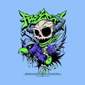 KIZARU T-Shirt Origin FREEDOM