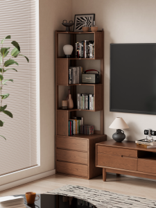 DONGMU | Corner Storage Cabinet Bookshelf