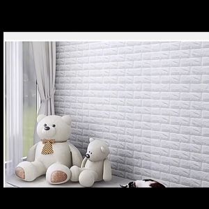 PAUS BIRU วอลเปเปอร์ติดผนัง 3 มิติ DIY ลวดลายสีสันสวยงาม เหมาะกับการสติ๊กเกอร์ติดผนัง ตกแต่งห้อง มีกาวในตัว ติดง่าย