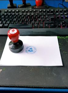 Stempel Flash Bulat 40 CM: Pilihan Tepat untuk Bisnis Online dan Instansi Pemerintah
