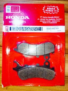 Brake Pad for: PCX 150/160 ADV 150/160 (ABS-CBS)