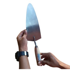 Cetok Semen Galur Asli Sendok Bagunan Baja 25cm Kasutan Acian Semen