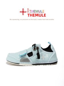 THEMULE | Giày Vải Đế Rộng Dán Magic Tape