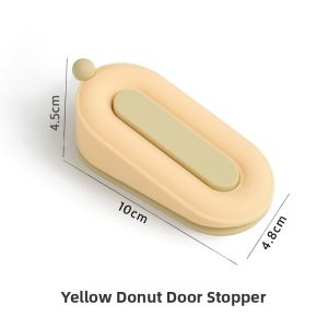 Creative Donut Shape Soft PVC Doorstopper Bumper and Damper