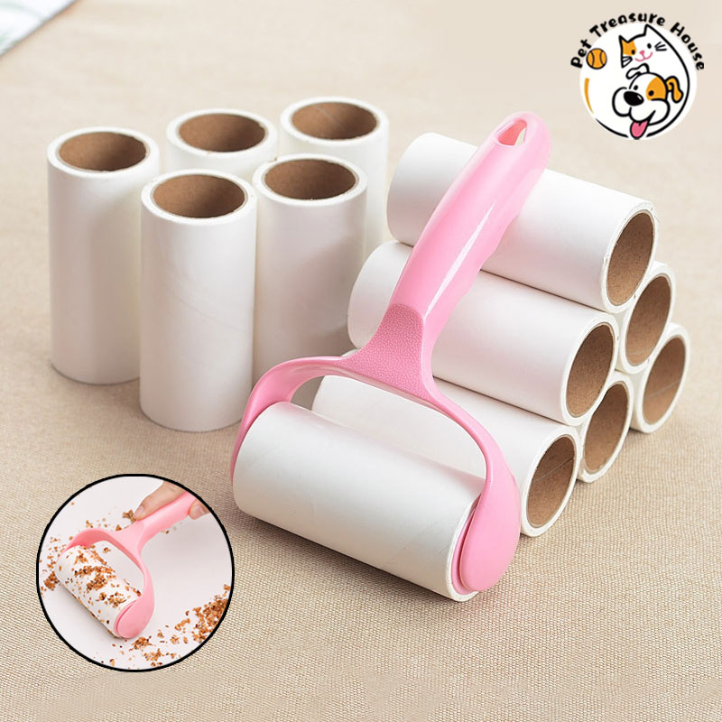 Sticky Roller Pet Fur Cleaner: A Reusable Hair Roller for Clothes Cleaning & Dust Removal