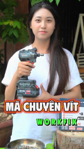 Máy Chuyên Vít Pin WORKFIX WF-SD250MAX Kích Thước Nhỏ Gọn Lực Siết 250Nm 4 Chế Độ Thông Minh