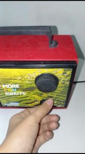 High Performance Falcon AM & AM/FM Radio: Heavy Duty Battery Operated or AC/DC (Original) (Assorted Design)