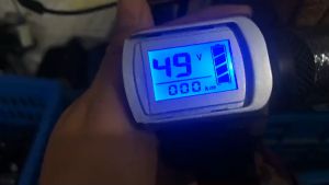 36/48V Handle Gas Sepeda Listrik Electric Bike Throttle Dengan Layar Lock Key Lcd