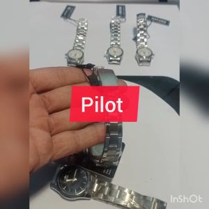 BISA BAYAR DITEMPAT [COD] ANTI AIR Jam tangan wanita PILOT diameter 3cm rantai stainless