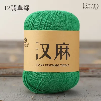 Summer New Hand-Woven Han Hemp Hollow Lace Medium-Thick Hand-Woven Linen Thread Sun Hat Yarn Ball Hat Sunshade Cap