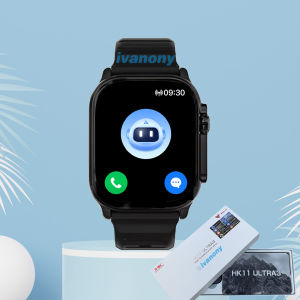 Original Smart Watch HK11 Ultra 3 AI Robot TWS Earphone Connect Bluetooth Call Map Navigation 49mm Amoled Smartwatch Men Women