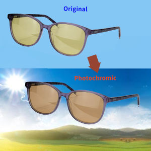Shinu | Photochromic Polarized Sunglasses Woman Night Driving Glasses Acetate Sunglasses Anti Blue Light Computer Glasses 134mm