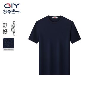 GYgoldlion | Cool Feel Mens Short Sleeve T-shirt