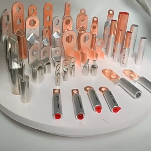 MIECOE 10PCS SC Tinned Purple Copper Ring Lug Wire Connectors 6 to 3/0AWG Copper Battery Cable Lug Terminal 16-95mm²