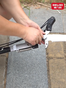 กรรไกรตัดกิ่ง กรรไกรตัดผลไม้ กรรไกรตัดหนีบ กรรไกรตัดกิ่งด้ามยาว กรรไกรตัดกิ่งด้ามยาว เสายืดไสลด์โลหะผสมอลูมิเนียม 1.8-4 ม กรรไกรเก็บผลไม้ เก็บผลไม้จากที่สูง กรรไกรตัดกิ่งไม้ พร้อม ใบเลื่อย SK5 กรรไกรตัดกิ่งและผลไม้ด้ามยาว