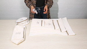 ถุงซักผ้าแบบซิป set 7 ชิ้น ถุงตาข่าย ช่วยถนอมผ้า กันผ้าพัน กันเสียทรง หนาพิเศษ 3 ชั้น ลดการเป็นขุย ไม่พันกันเวลาซัก